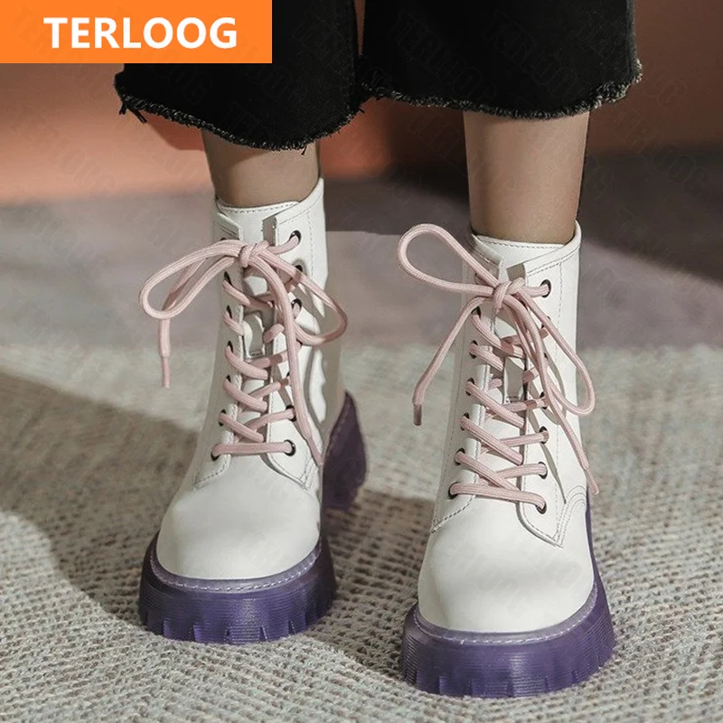 

Женские ботинки челси на низком каблуке, Зимние Модные Туфли-лодочки на платформе, новинка 2021, мотоциклетная обувь-гладиаторы, теплые ботин...