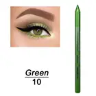 Карандаш-подводка для глаз, 1 шт., новый цвет, стойкий водостойкий пигмент, зеленый цвет, карандаш для глаз, женская мода, макияж для глаз, косметические инструменты