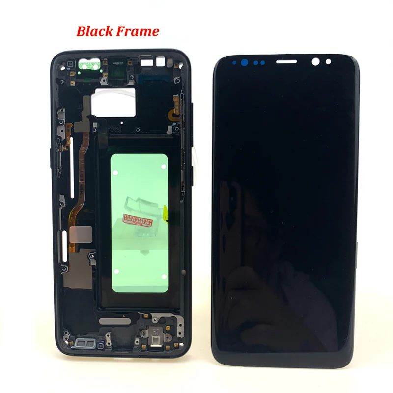 Оригинальный ЖК экран для Samsung S8 Plus G950F G955F дисплей Galaxy комплект сенсорного экрана