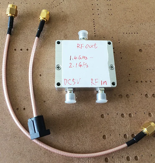 Усилитель мощности 1 4 ГГц-2 ГГц для HACKRF One низкое напряжение и большая полоса