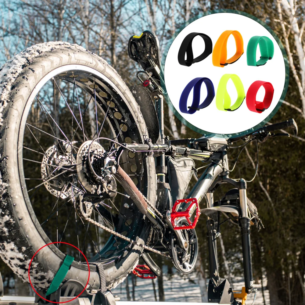 

12Pcs Cinch Straps Bike Rack Straps Wheel Stabilizer Straps Cable Ties