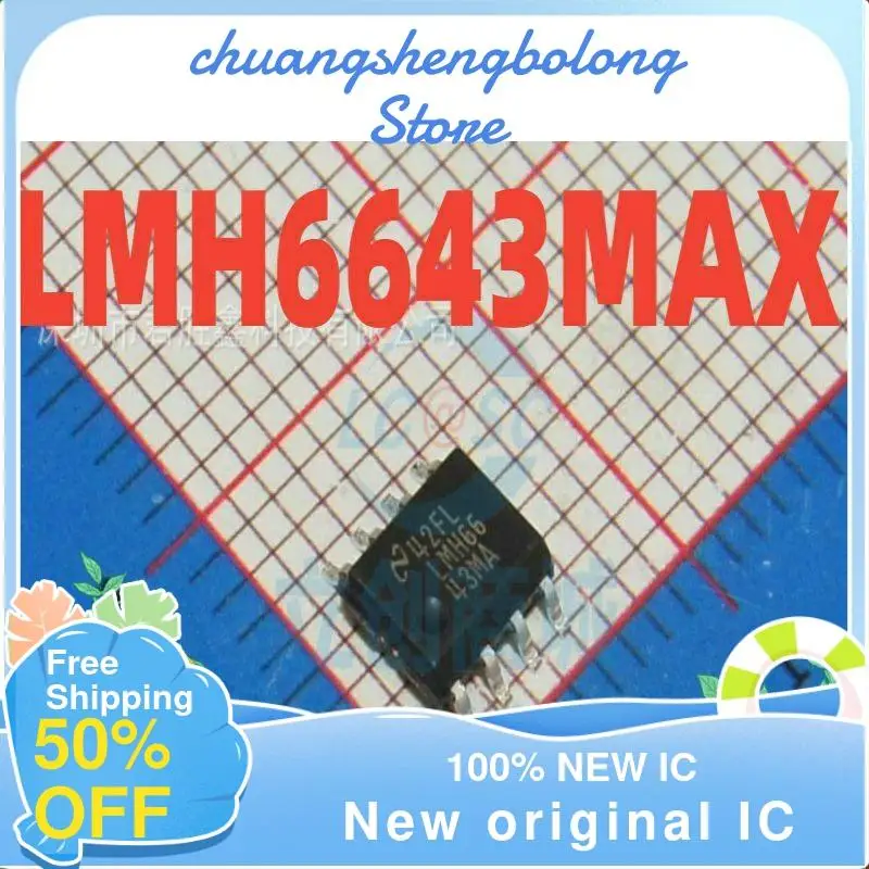 

10-200PCS LMH6643MAX SOP8 New original IC