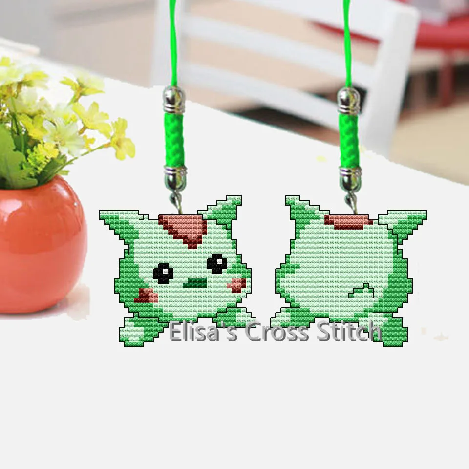 

149 Stich Kits Phone Key Bag Hanging Accessories Craft Needlework Packages Counted Cross-Stitching Kit Homefun Cross Stitch