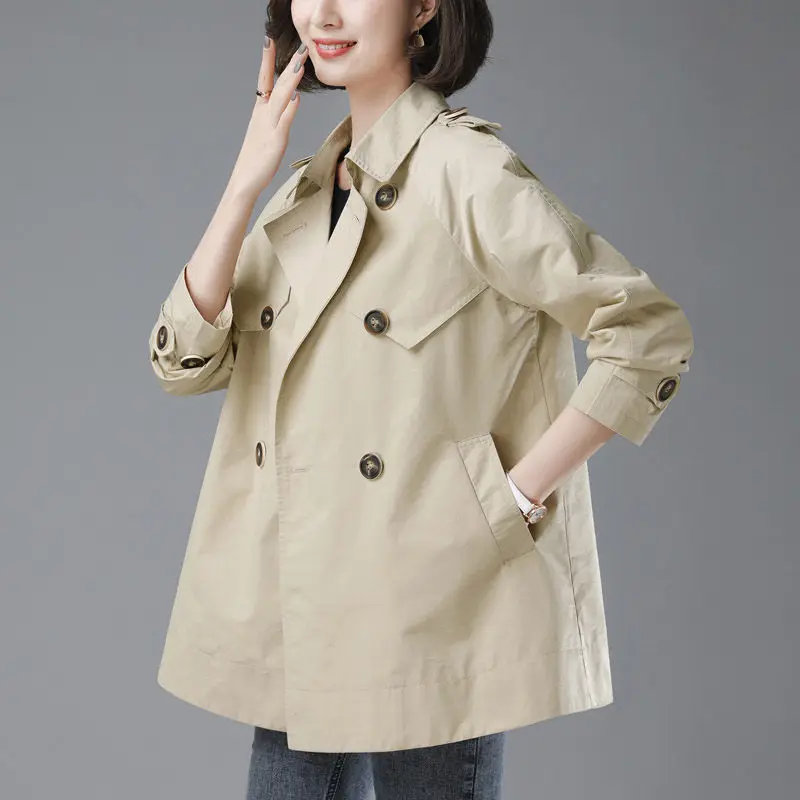 Весеннее пальто для женщин 2020 Новая повседневная куртка среднего возраста