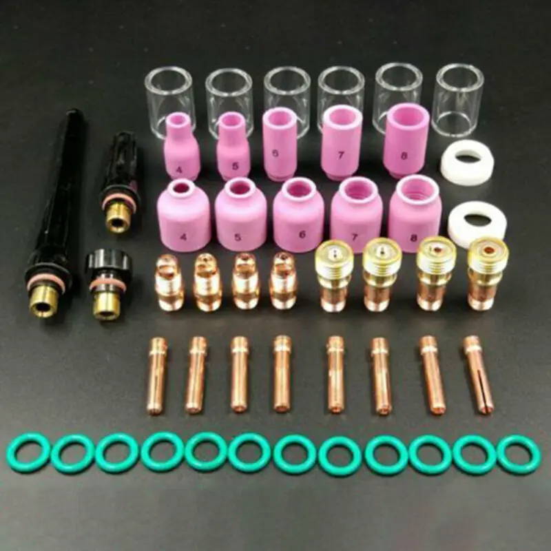 

Welding Torch Gas Lens Cup Consumables Tool Set Replacement For Tig WP-17/18/26