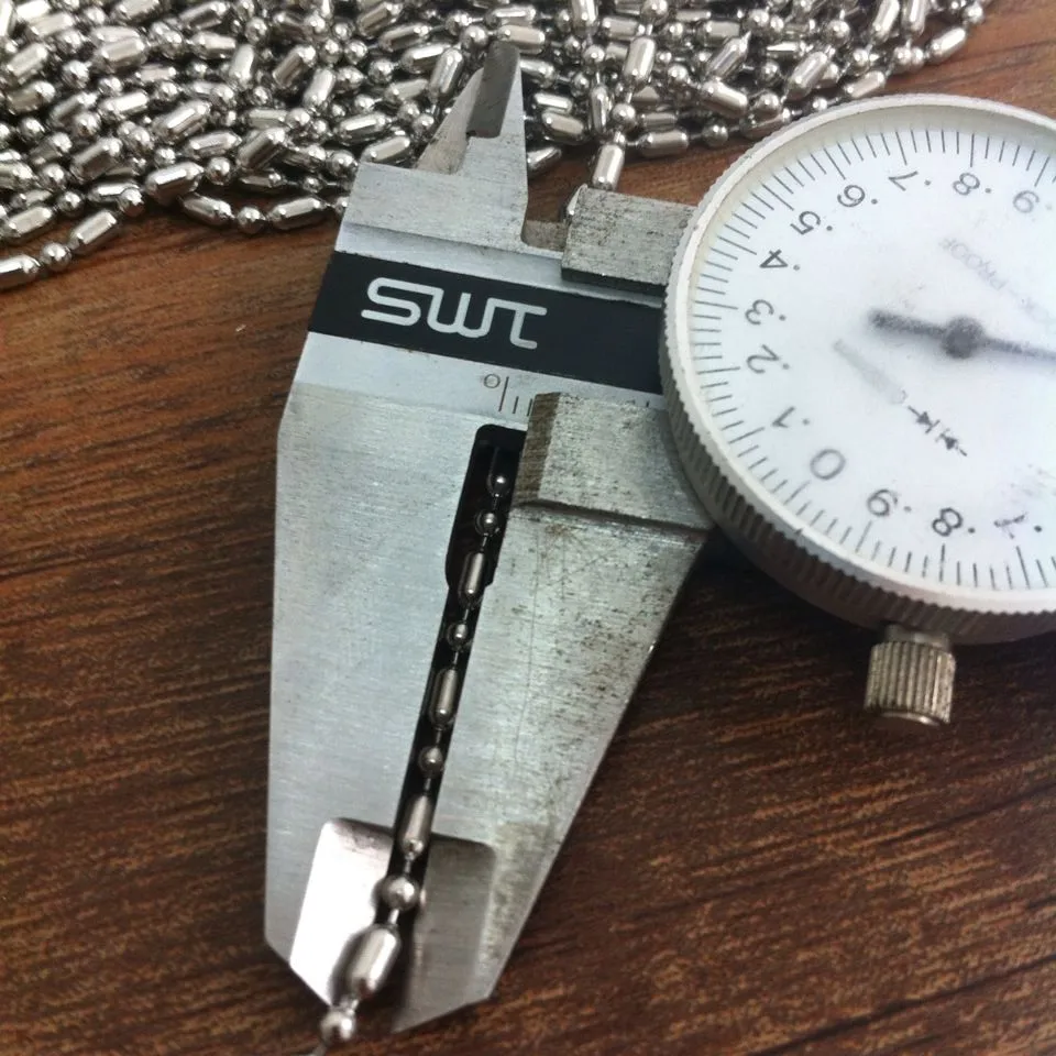 

1.5/2/2.4/3.2mm Wide Wholesale 10/20/50/100pcs/lot Silver Color Stainless Steel Bamboo Link Chain Necklace DIY Jewelry Gift