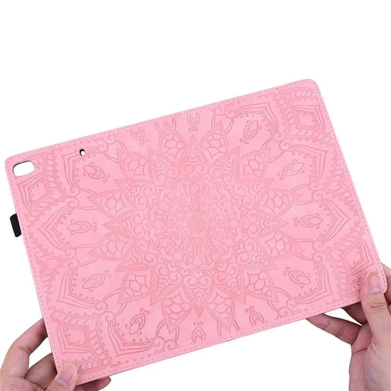 

Flower 3D Embossed Cover Tablet for Lenovo Tab M10 Plus X606f Leather Protective Shell Funda for Lenovo M10 Fhd Plus Case Coque
