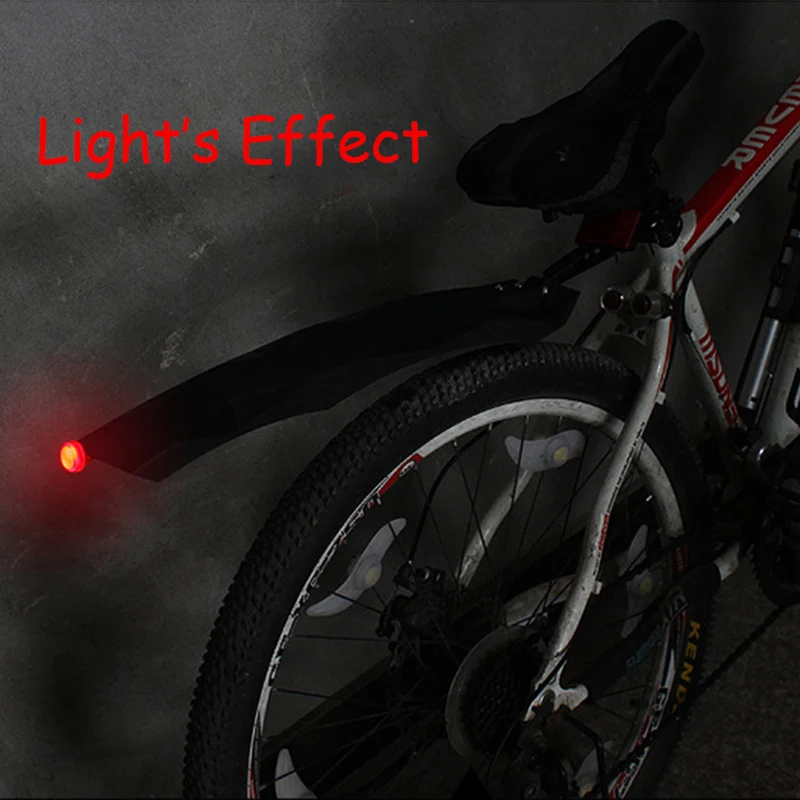 Велосипедный брызговик светодиодный для горного велосипеда 4 цвета | Спорт и
