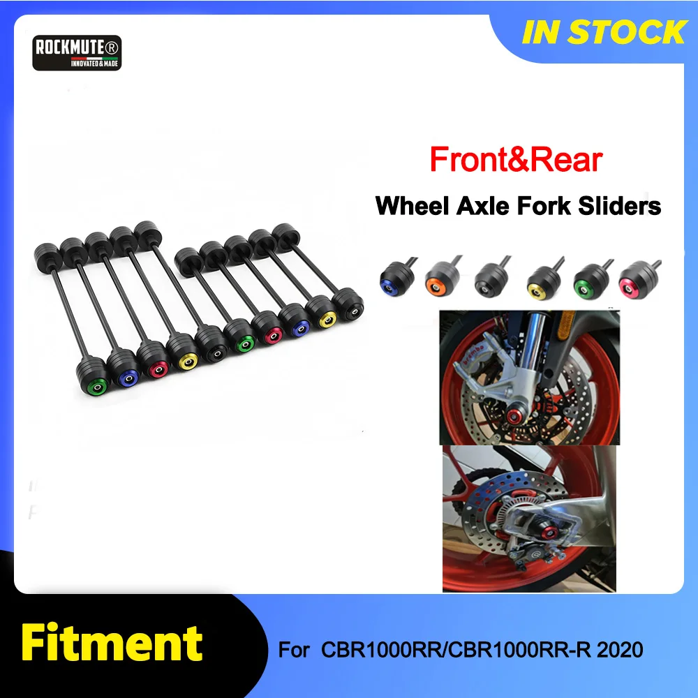 

Для HONDA CBR1000RR/CBR1000RR-R 2020 мотоциклетные CNC алюминиевые Передние Задние оси вилки колесные слайдеры с защитой от падения