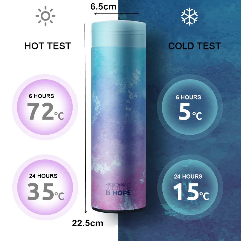 500 мл 304 Нержавеющая сталь вакуумный термос с изоляцией заварки для Чай