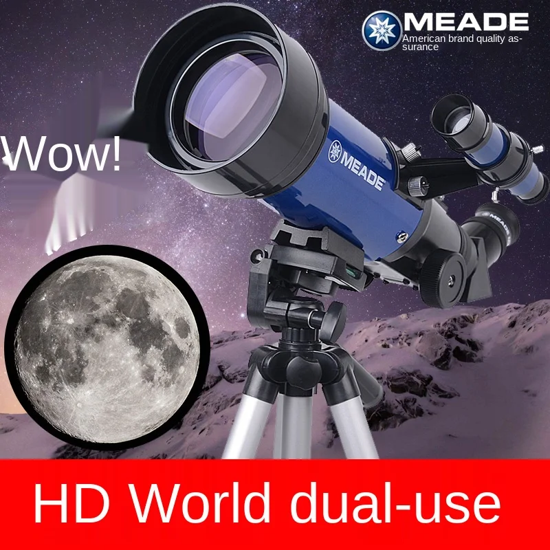 

Астрономический телескоп Mead 70400, профессиональный астрономический телескоп с высокой мощностью, HD 5000, для детей и студентов, космос, наука