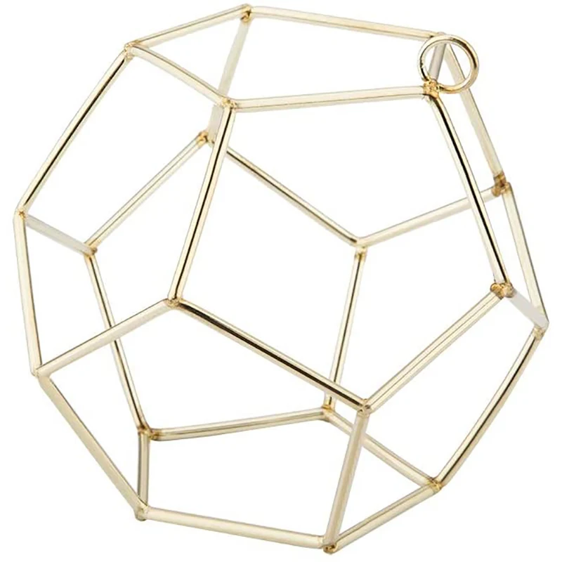 

5 Packs Air Plant Holder Metal Himmeli Decor Modern Geometric Planter Hanging Airplants Rack Tillandsia Hanger Stand
