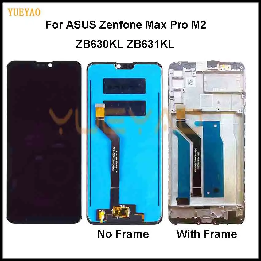 ZB631KL ЖК дисплей для Asus Zenfone Max Pro (M2) ZB630KL/ZB631KL Полный + сенсорный экран дигитайзер