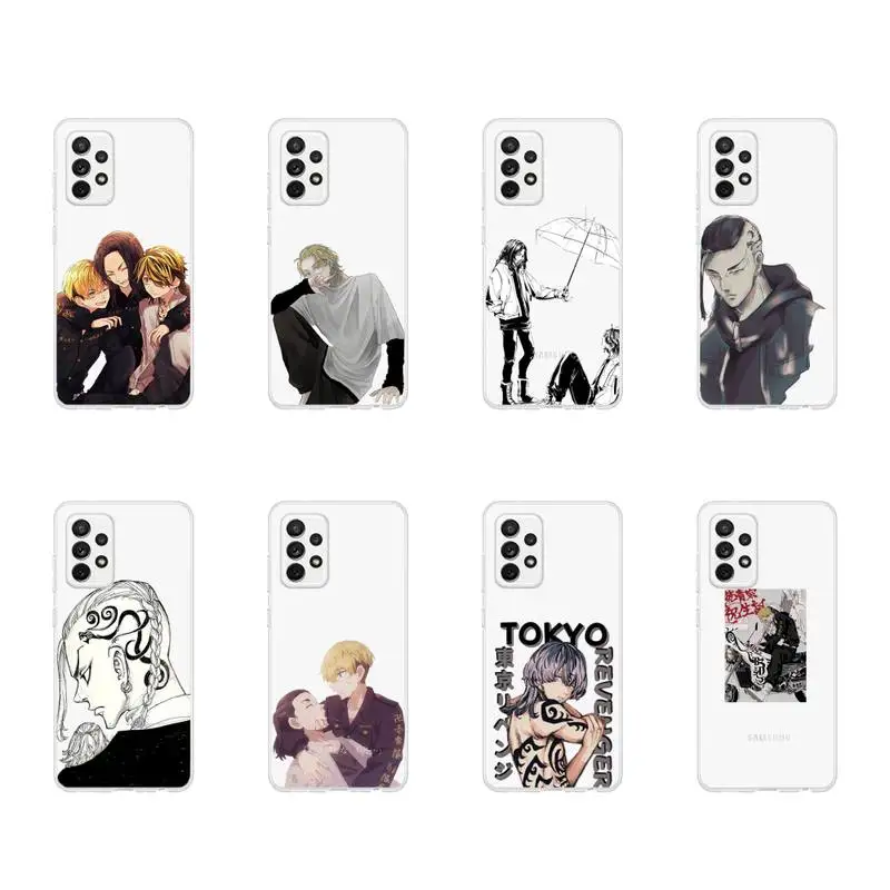 

Anime Tokyo Revengers manjiro sano Phone Case Transparent For Samsung Galaxy A S Note 9 10 51 50 71 70 80 20 21 30s ultra plus