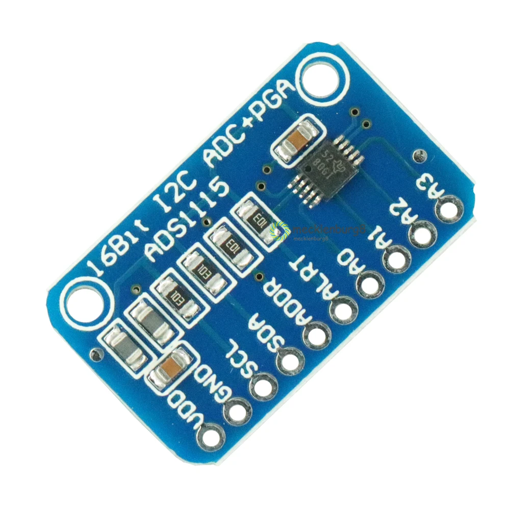 16 бит I2C ADS1115 ADC модуль ультракомпактный 16-точный 4-канальный видеорегистратор с
