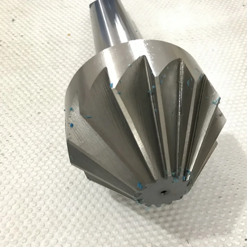 Free shipping of 1PC taper shank multi-edged HSS6542 chamfers cutter 60/90 degree 60/63/70mm for steel metal plate drilling | Инструменты