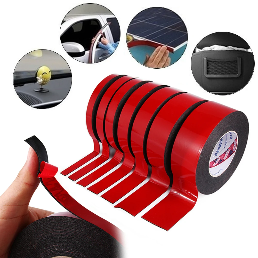 10 м 1 мм-2 мм сверхпрочная Двухсторонняя клейкая пенопластовая лента для