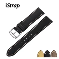 istrap watchbands genuine leather 18 19 20 21 22 24mm watch pin buckle band steel buckle strap wrist belt bracelet and tool