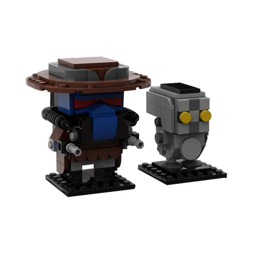 Конструктор MOC High Tech Robot Brickheadz набор строительных блоков фильмы фигурки животных
