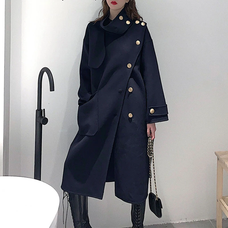Весеннее Женское зимнее шерстяное пальто 2020 винтажная элегантная одежда OL