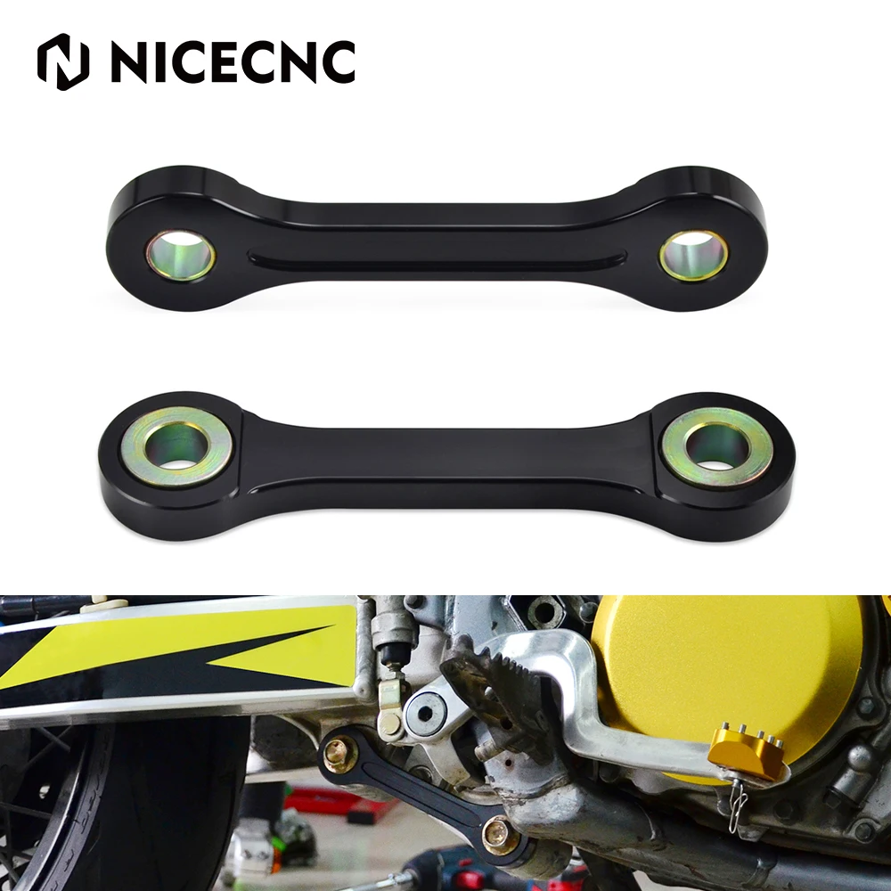NICECNC Motorcycle Linkage Lowering Link Kit For Kawasaki KLX400 KLX 400 2000-2019 DRZ DR-Z 400 400E 400S 400SM 2000-2020 DRZ400