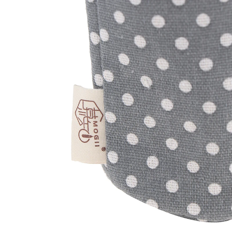 

Modern Style Portable Bottle Cover Bags Floral Printing Cotton Linen Cup Bags