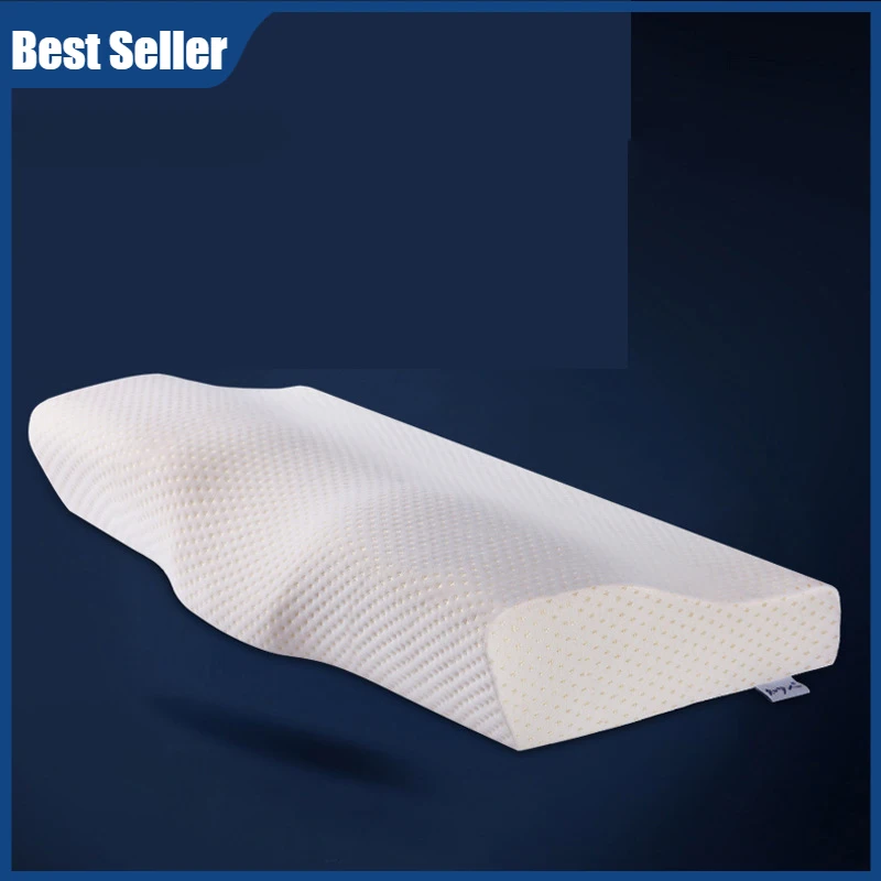 

Butterfly shaped Solid Color Memory Foam Sleep Pillow High quality Slow Rebound, Convex Cervical Pillow Space Memory Pillow