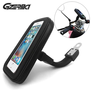 touch screen motorcycle phone holder moto bike rear view mirror stand mount waterproof e bike scooter phone bag for iphone vivo free global shipping