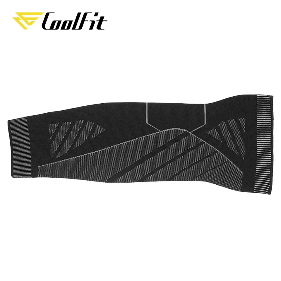 Эластичный тканый бесшовный фиксатор колена CoolFit длинный компрессионный рукав