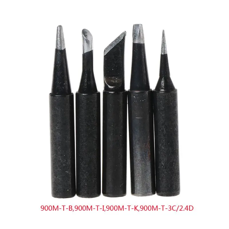 BENGU 5 Pcs Lead-Free Soldering Solder Iron Tips 900M-T For Hakko 936 SAIKE 909D 852 936d images - 6