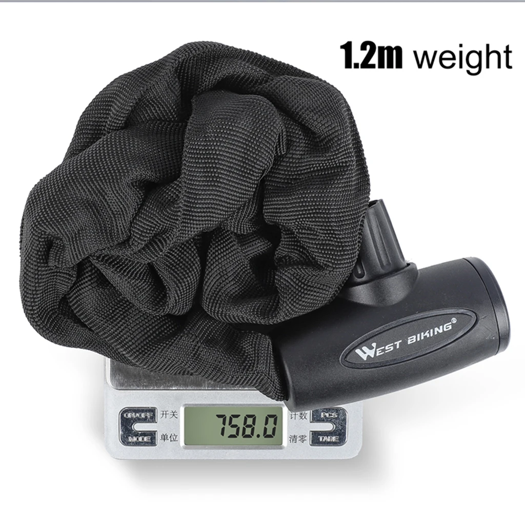 Замок цепной для мотоцикла велосипеда с нейлоновой втулкой забора ворот защитой