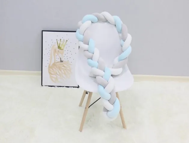 Длинная Подушка-коса с узелком для новорожденных 1 5 м ручная работа Notic Knot детская