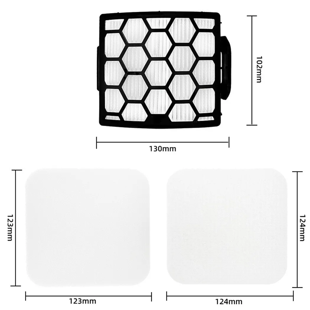 

Filter Set For Shark LA502 LA322 LA301 LA300 Upright Vacuums XHF320 & XFFK320 Household Cleaning Accessories For Home Cleaning