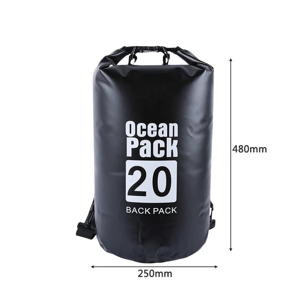 

Waterproof Dry Bag Pack Sack Swimming Rafting Kayaking River Trekking Floating Sailing Canoeing Boating Water Resistance