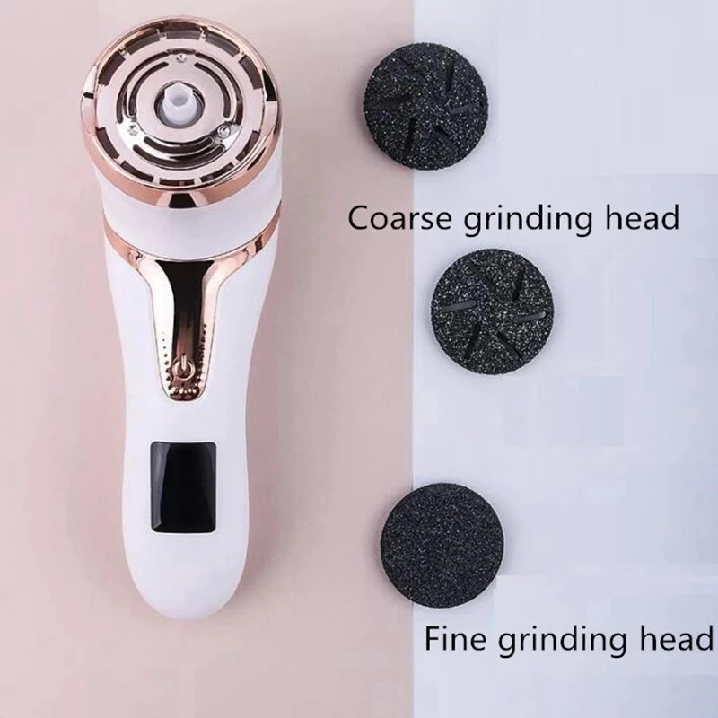 

LCD Electric Foot File Pedicure Tools 2-Speed Adjustment USB Charging Foot File Callus Remover Foot Care Tool
