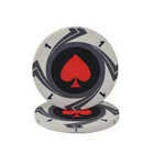 Набор керамических фишек для покера, 25 шт.лот, Техасские монеты