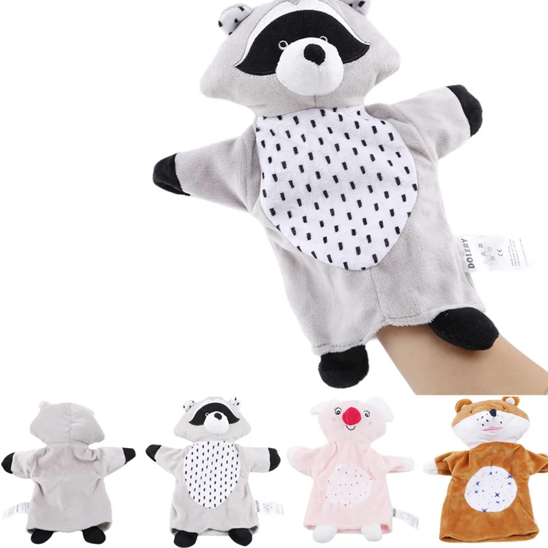 

Children Doll Hand Puppet Toys Classic Toddler Finger Toys Kids Doll For Gifts Cartoon Soft Animal Plush Collection 29cm