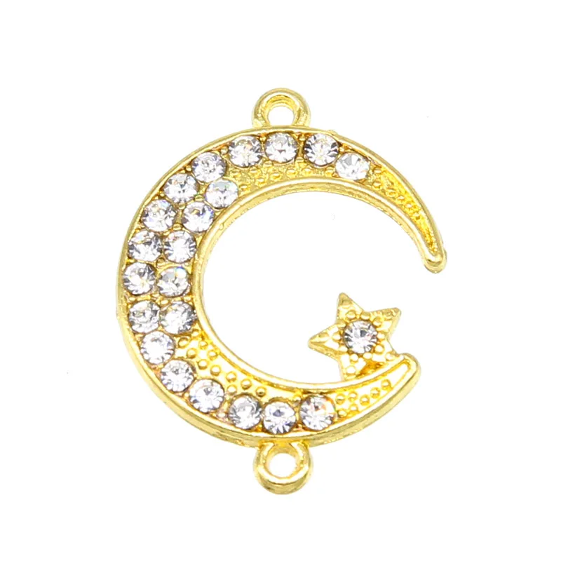 Подвеска в виде Луны с двумя отверстиями 6 шт. | Украшения и аксессуары