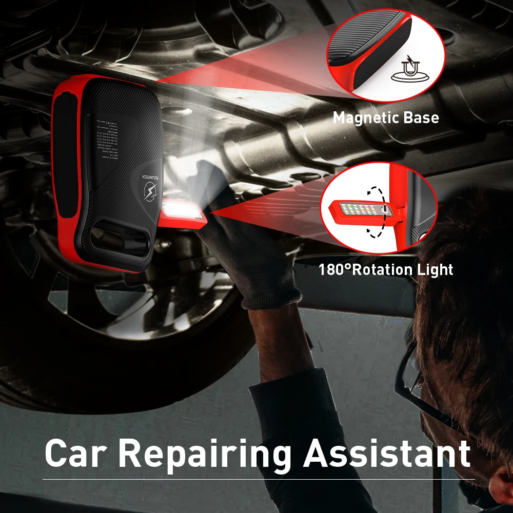 $94.49 FLYLINKTECH Portable Car Jump Starter with 100W AC Outlet 24000mAh 12V 2500A Battery Booster Pack Auto Fast Charger 3.0 USB port