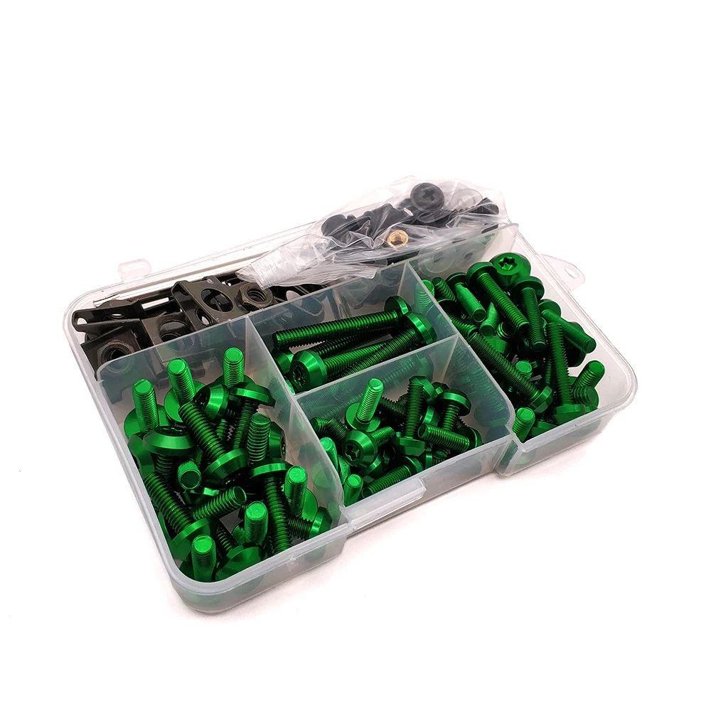 Универсальный Обтекатели кузова мотоцикла Болт Комплект крепеж клип Винты Набор