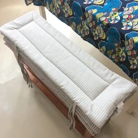 striped garden bench cushion shoe changing stool sofa recliner cushion 4cm2cm thick with fixing straps can be customized size