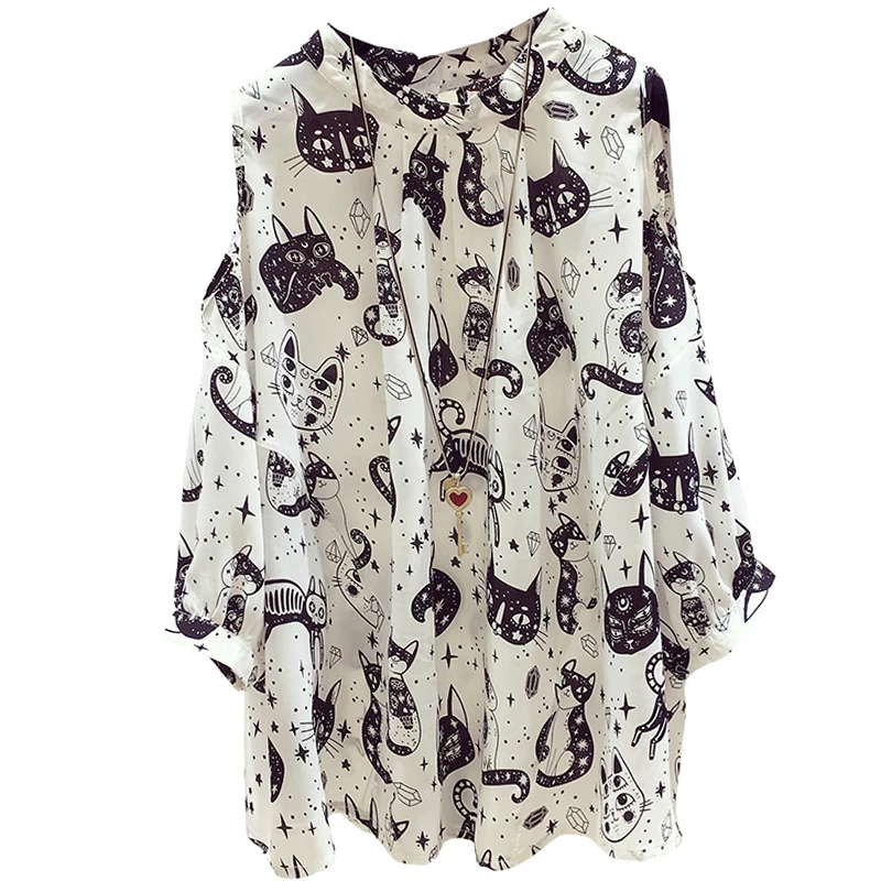 

Floral Chiffon Blouse Women's Short Sleeve 2020 Spring And Summer New Korean Style Loose V-neck Westernized Blouse Belly Coverin