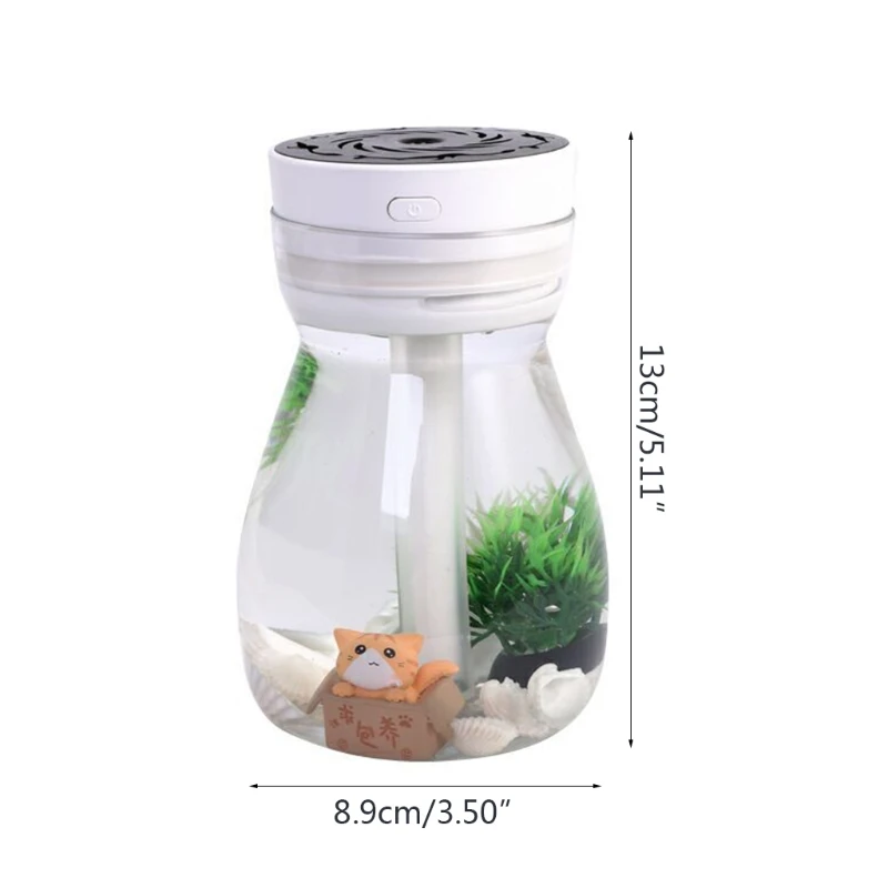

Cute Wishing Bottle Smart Air Humidifier USB Mist Maker Beauty Replenishing P9YD