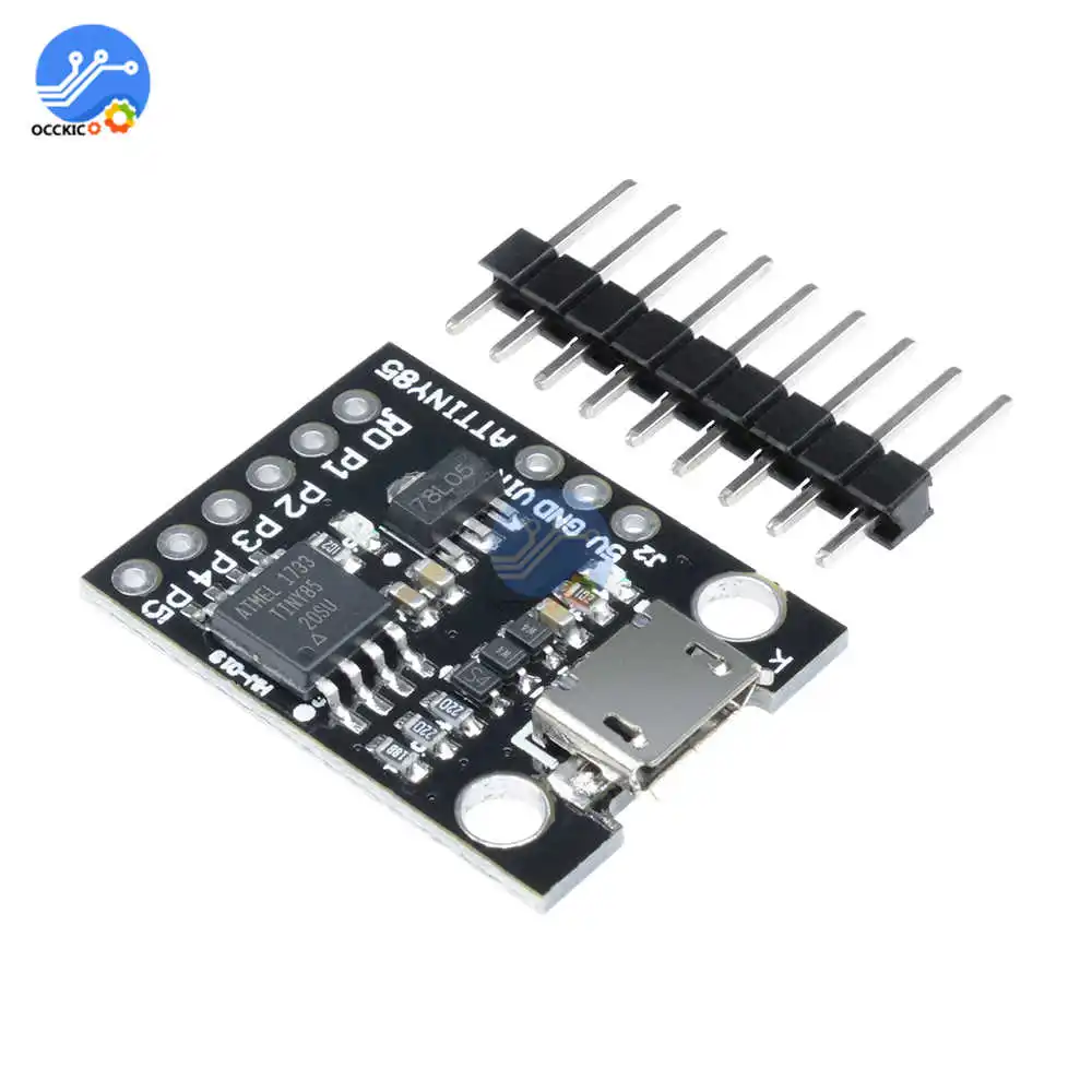 Плата разработки ATtiny ATtiny85 Digispark Kickstarter Micro USB модуль для микроконтроллера низкой