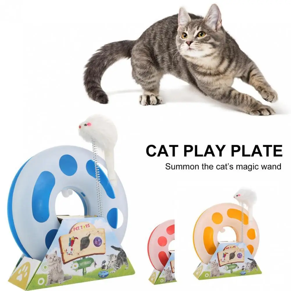 

Long-lasting Enjoyable Cats Turntable Mouse Interactive Toy Eco-friendly Pet Toy Round Pet Product