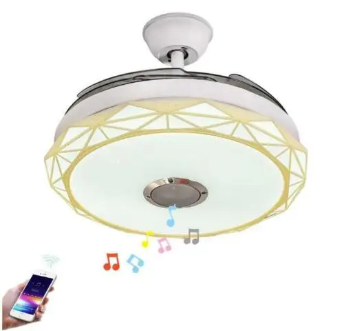 42 &quotСовременный Невидимый потолочный вентилятор с дистанционным управлением