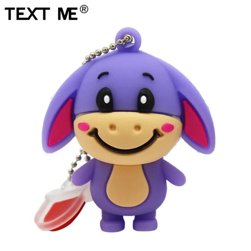 TEXT ME 64 ГБ 4 ГБ 8 ГБ 16 ГБ 32 ГБ милый мини-поросенок тигренок модель usb флеш-накопитель usb 2,0 флешка