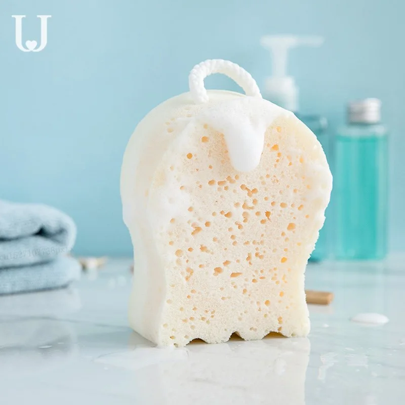 bath ball Xiaomi Mijia мультфильм губка для ванны мягкий SAin Ванна мяч отшелушивающая губка экологическая безопасность двусторонний дизайн со шнурком - Цвет: bath ball