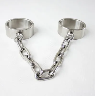 

Sex Shackles for Male Stainless Steel Leg Cuffs Legcuffs Bondage Restraints Fetish Sex Toys for Men Produtos Eroticos G7-23