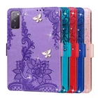 Кожаный чехол для Samsung Galaxy S20, S21, S22, FE Ultra, S21 Plus, чехол-кошелек с украшениями для Samsung J5, J7 2016, J2, J4, J6 Plus 2018